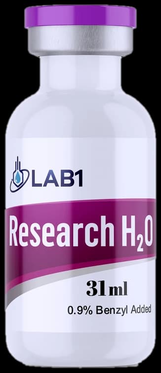 LAB1 Research H2O 0.9% Benzyl Alcohol | 31ml Plastic Vial