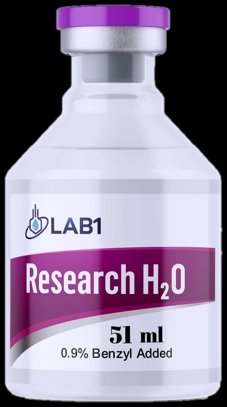 LAB1 Research H2O 0.9% Benzyl Alcohol | 51ml Plastic Vial